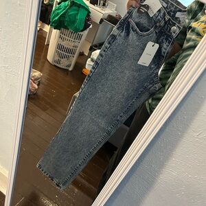 Acid Wash Denim Jeans